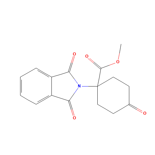 methyl 1-(1,3-dioxoisoindol-2-yl)-4-oxocyclohexane-1-carboxylate (CAS: 917887-36-6) - Related Chemical Product