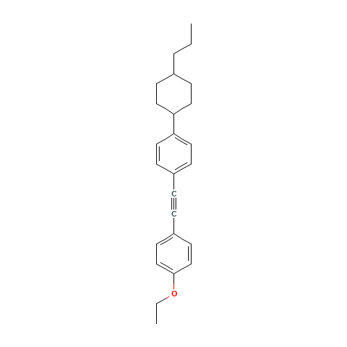 1-ethoxy-4-[2-[4-(4-propylcyclohexyl)phenyl]ethynyl]benzene (CAS: 116903-48-1) - Related Chemical Product