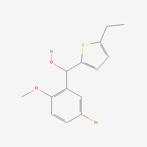 (5-bromo-2-methoxyphenyl)-(5-ethylthiophen-2-yl)methanol (CAS: 842135-06-2) - Related Chemical Product