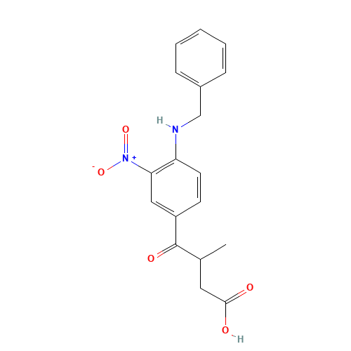 4-[4-(benzylamino)-3-nitrophenyl]-3-methyl-4-oxobutanoic acid (CAS: 85633-97-2) - Related Chemical Product