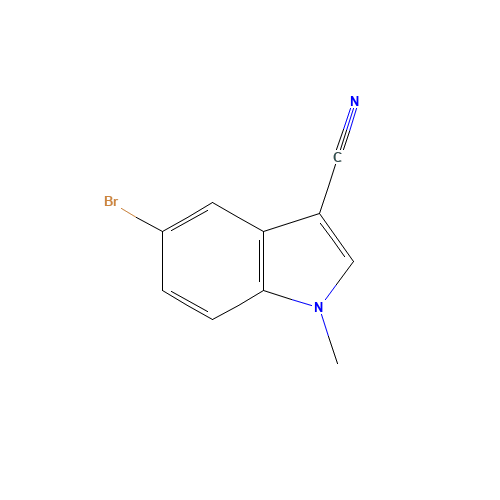 5-bromo-1-methylindole-3-carbonitrile (CAS: 1219741-43-1) - Related Chemical Product