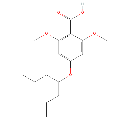 4-heptan-4-yloxy-2,6-dimethoxybenzoic acid (CAS: 917981-33-0) - Related Chemical Product