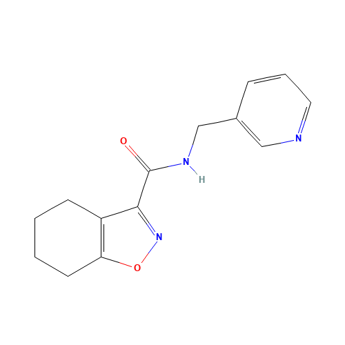 N-(pyridin-3-ylmethyl)-4,5,6,7-tetrahydro-1,2-benzoxazole-3-carboxamide (CAS: 909087-59-8) - Related Chemical Product