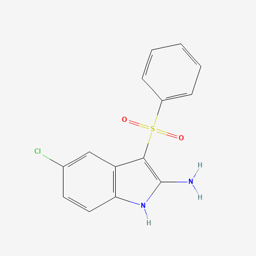 3-(benzenesulfonyl)-5-chloro-1H-indol-2-amine (CAS: 918494-35-6) - Related Chemical Product