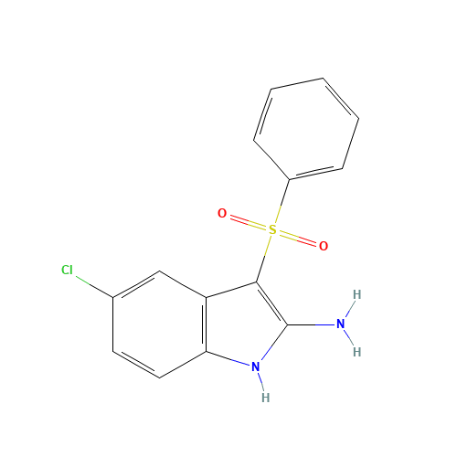 3-(benzenesulfonyl)-5-chloro-1H-indol-2-amine (CAS: 918494-35-6) - Related Chemical Product