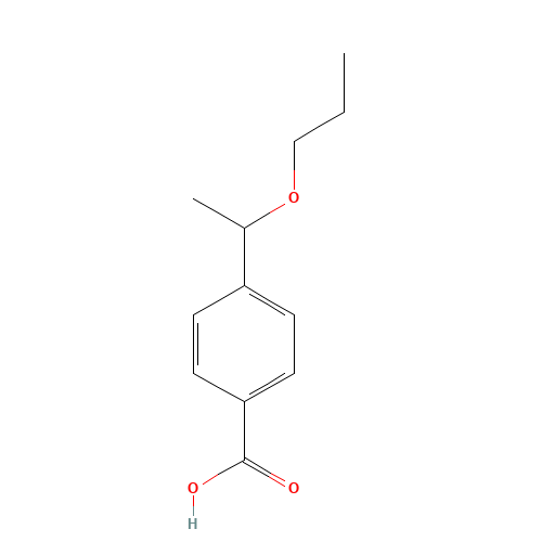 4-(1-propoxyethyl)benzoic acid (CAS: 748183-49-5) - Related Chemical Product