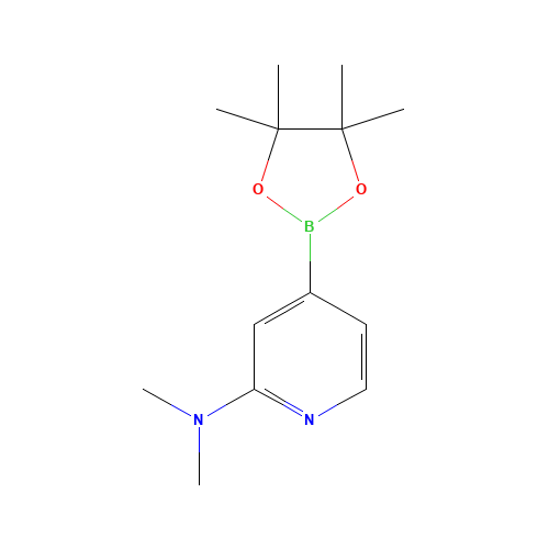 N,N-dimethyl-4-(4,4,5,5-tetramethyl-1,3,2-dioxaborolan-2-yl)pyridin-2-amine (CAS: 1321518-05-1) - Related Chemical Product