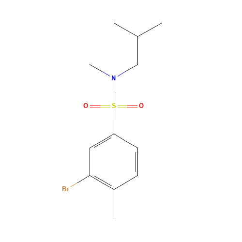 3-bromo-N,4-dimethyl-N-(2-methylpropyl)benzenesulfonamide (CAS: 1240287-94-8) - Related Chemical Product