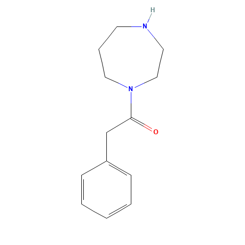 1-(1,4-diazepan-1-yl)-2-phenylethanone (CAS: 194943-81-2) - Chemical Structure and Molecular Formula 
