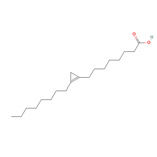 8-(2-octylcyclopropen-1-yl)octanoic acid (CAS: 738-87-4) - Related Chemical Product