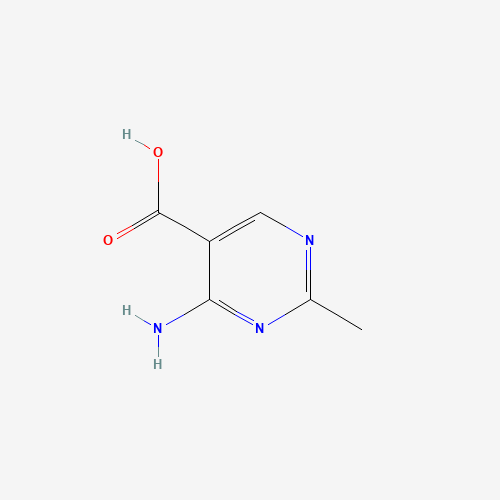 4-amino-2-methylpyrimidine-5-carboxylic acid (CAS: 769-52-8) - Chemical Structure and Molecular Formula 