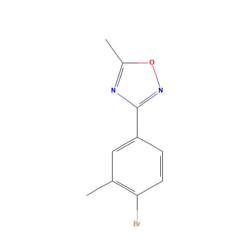 3-(4-bromo-3-methylphenyl)-5-methyl-1,2,4-oxadiazole (CAS: 148672-39-3) - Related Chemical Product