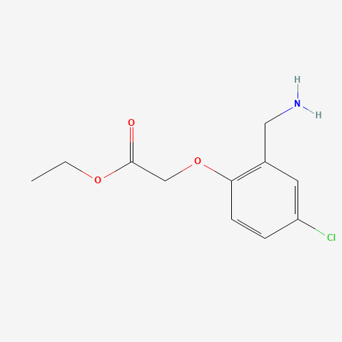 ethyl 2-[2-(aminomethyl)-4-chlorophenoxy]acetate (CAS: 199296-49-6) - Related Chemical Product