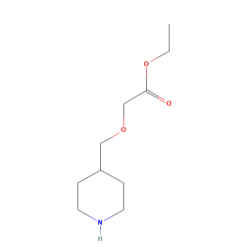 ethyl 2-(piperidin-4-ylmethoxy)acetate (CAS: 167843-52-9) - Related Chemical Product