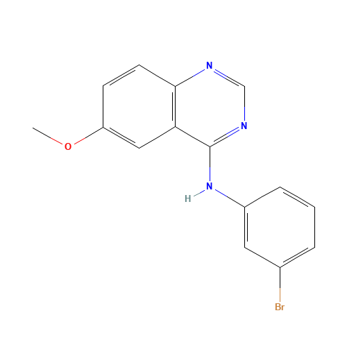 N-(3-bromophenyl)-6-methoxyquinazolin-4-amine (CAS: 169205-79-2) - Related Chemical Product