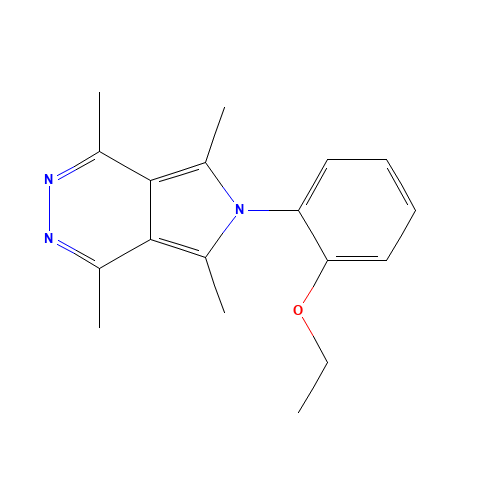 6-(2-ethoxyphenyl)-1,4,5,7-tetramethylpyrrolo[3,4-d]pyridazine (CAS: 647845-59-8) - Related Chemical Product