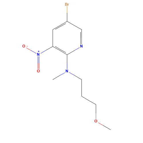 5-bromo-N-(3-methoxypropyl)-N-methyl-3-nitropyridin-2-amine (CAS: 1259440-10-2) - Related Chemical Product