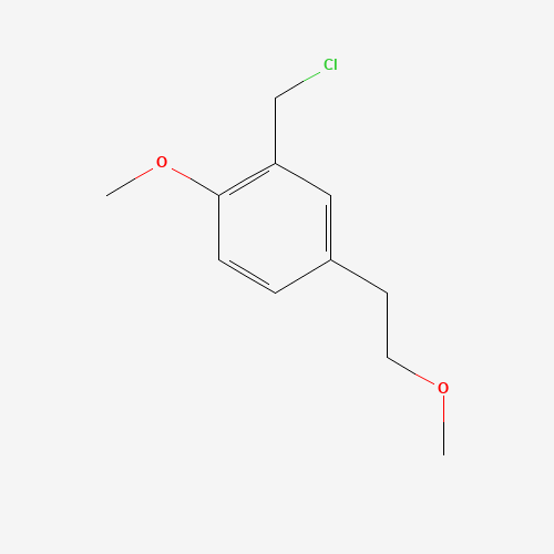 2-(chloromethyl)-1-methoxy-4-(2-methoxyethyl)benzene (CAS: 80314-64-3) - Related Chemical Product