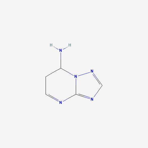 6,7-dihydro-[1,2,4]triazolo[1,5-a]pyrimidin-7-amine (CAS: 1235966-17-2) - Chemical Structure and Molecular Formula 