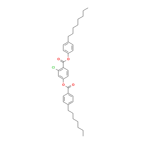 (4-octylphenyl) 2-chloro-4-(4-heptylbenzoyl)oxybenzoate (CAS: 41161-57-3) - Related Chemical Product