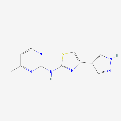 N-(4-methylpyrimidin-2-yl)-4-(1H-pyrazol-4-yl)-1,3-thiazol-2-amine (CAS: 1235312-88-5) - Related Chemical Product