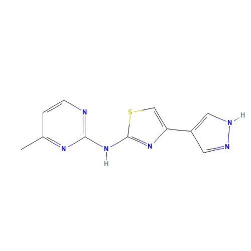 N-(4-methylpyrimidin-2-yl)-4-(1H-pyrazol-4-yl)-1,3-thiazol-2-amine (CAS: 1235312-88-5) - Related Chemical Product