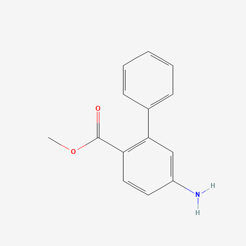 methyl 4-amino-2-phenylbenzoate (CAS: 51990-95-5) - Chemical Structure and Molecular Formula 