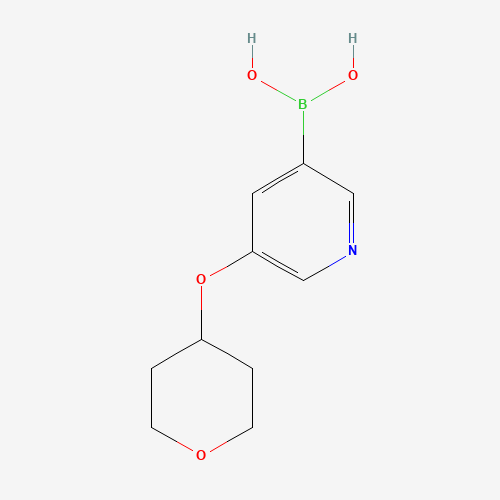 [5-(oxan-4-yloxy)pyridin-3-yl]boronic acid (CAS: 1103862-08-3) - Related Chemical Product