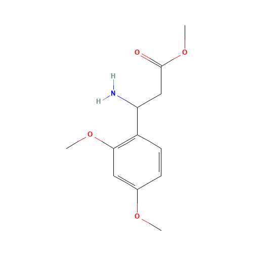methyl 3-amino-3-(2,4-dimethoxyphenyl)propanoate (CAS: 1038323-43-1) - Related Chemical Product