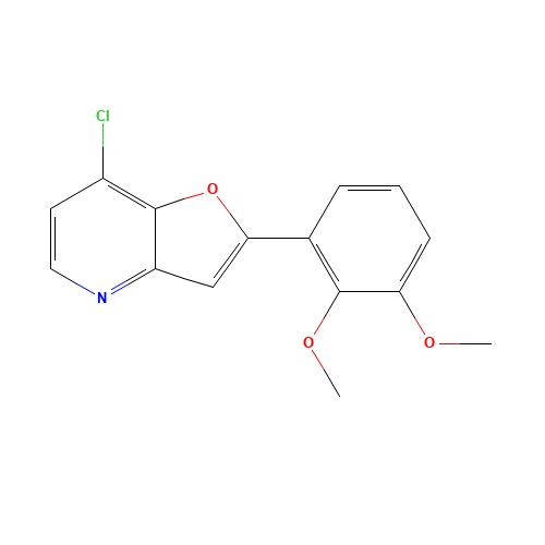 7-chloro-2-(2,3-dimethoxyphenyl)furo[3,2-b]pyridine (CAS: 1360911-28-9) - Related Chemical Product