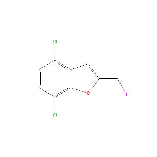4,7-dichloro-2-(iodomethyl)-1-benzofuran (CAS: 139548-96-2) - Related Chemical Product