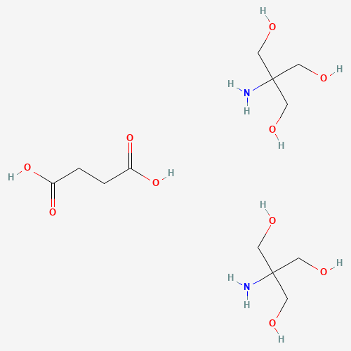 2-amino-2-(hydroxymethyl)propane-1,3-diol;butanedioic acid (CAS: 85169-32-0) - Chemical Structure and Molecular Formula 