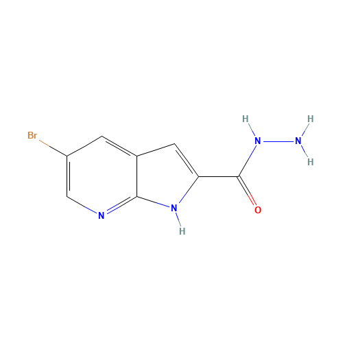 5-bromo-1H-pyrrolo[2,3-b]pyridine-2-carbohydrazide (CAS: 1420206-23-0) - Related Chemical Product