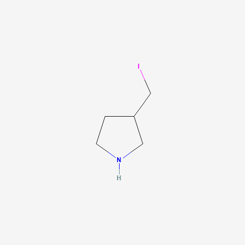 3-(iodomethyl)pyrrolidine (CAS: 1289386-74-8) - Chemical Structure and Molecular Formula 