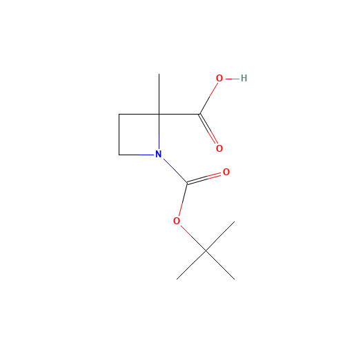 2-methyl-1-[(2-methylpropan-2-yl)oxycarbonyl]azetidine-2-carboxylic acid (CAS: 449758-77-4) - Related Chemical Product