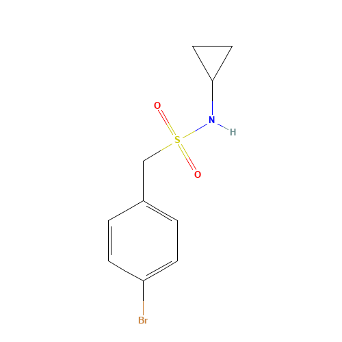 1-(4-bromophenyl)-N-cyclopropylmethanesulfonamide (CAS: 950235-23-1) - Related Chemical Product