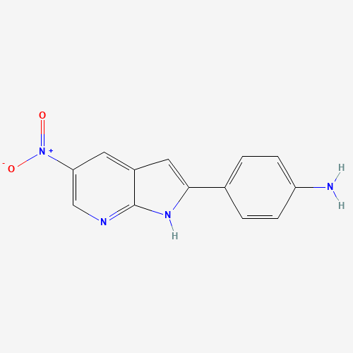 4-(5-nitro-1H-pyrrolo[2,3-b]pyridin-2-yl)aniline (CAS: 1246470-81-4) - Related Chemical Product