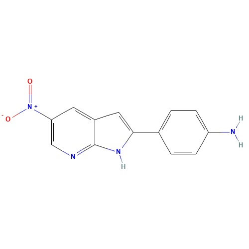 4-(5-nitro-1H-pyrrolo[2,3-b]pyridin-2-yl)aniline (CAS: 1246470-81-4) - Related Chemical Product
