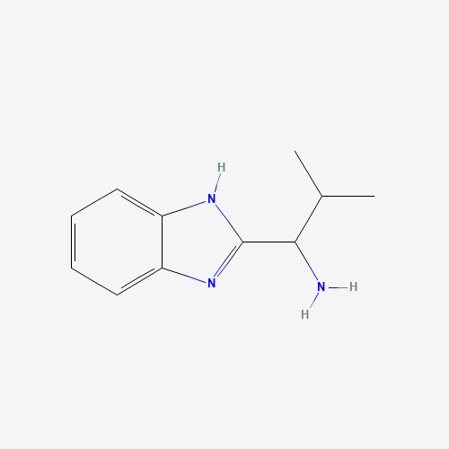 1-(1H-benzimidazol-2-yl)-2-methylpropan-1-amine (CAS: 60603-59-0) - Related Chemical Product