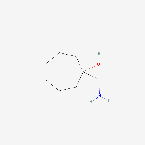 1-(aminomethyl)cycloheptan-1-ol (CAS: 45732-95-4) - Chemical Structure and Molecular Formula 