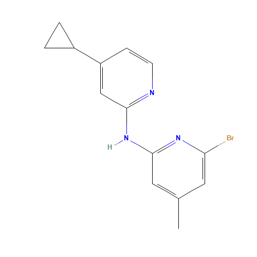 6-bromo-N-(4-cyclopropylpyridin-2-yl)-4-methylpyridin-2-amine (CAS: 1411772-38-7) - Related Chemical Product