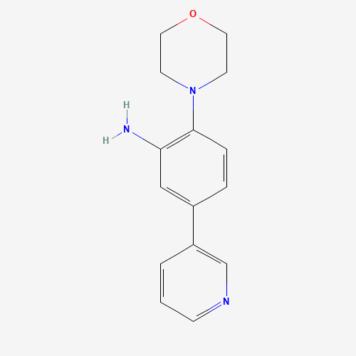 2-morpholin-4-yl-5-pyridin-3-ylaniline (CAS: 1259438-93-1) - Related Chemical Product