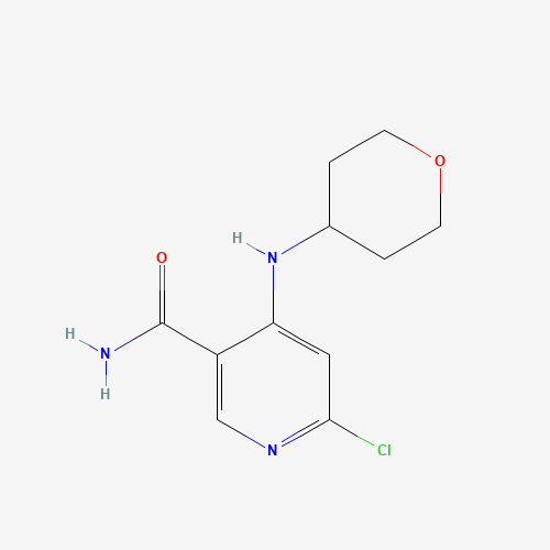 6-chloro-4-(oxan-4-ylamino)pyridine-3-carboxamide (CAS: 1190424-78-2) - Related Chemical Product