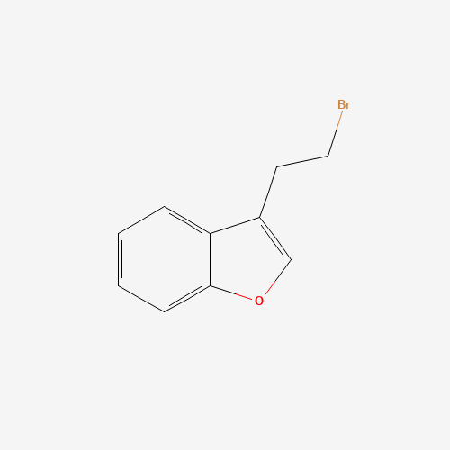 3-(2-bromoethyl)-1-benzofuran (CAS: 136229-40-8) - Chemical Structure and Molecular Formula 