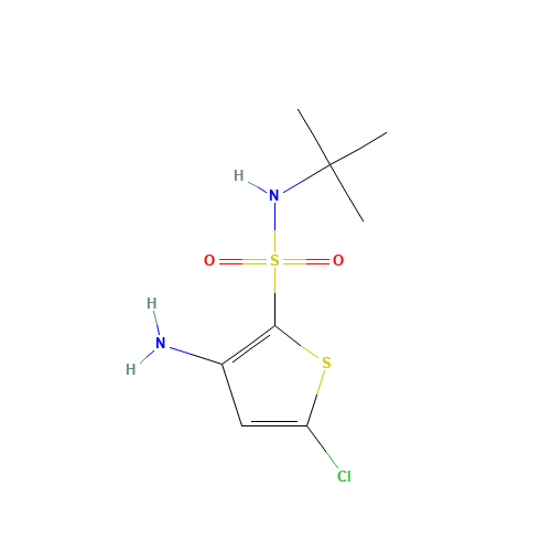 3-amino-N-tert-butyl-5-chlorothiophene-2-sulfonamide (CAS: 194086-62-9) - Related Chemical Product