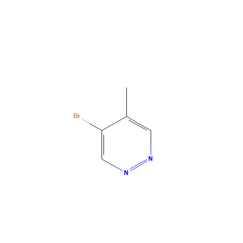 4-bromo-5-methylpyridazine (CAS: 1368375-27-2) - Chemical Structure and Molecular Formula 