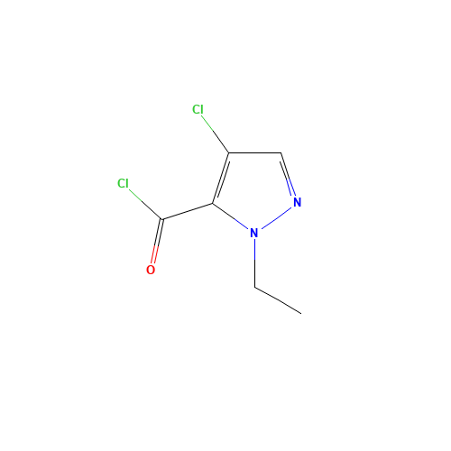 4-chloro-2-ethylpyrazole-3-carbonyl chloride (CAS: 1171932-05-0) - Related Chemical Product