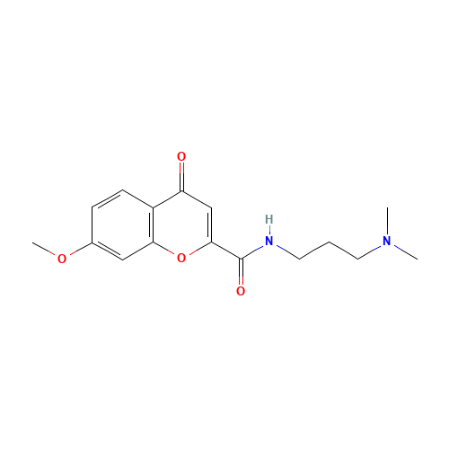N-[3-(dimethylamino)propyl]-7-methoxy-4-oxochromene-2-carboxamide (CAS: 862993-33-7) - Related Chemical Product