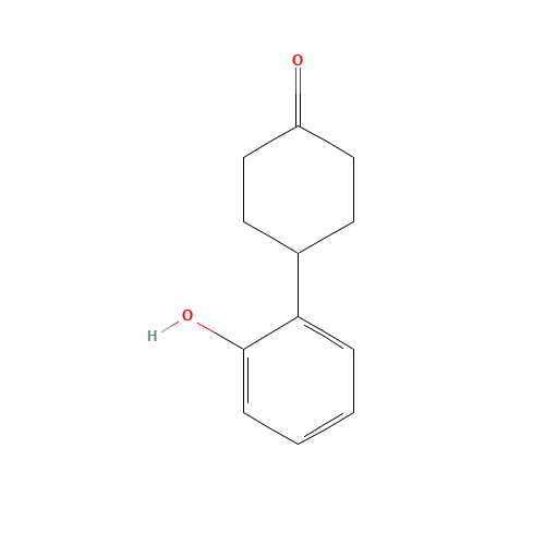 4-(2-hydroxyphenyl)cyclohexan-1-one (CAS: 218776-64-8) - Chemical Structure and Molecular Formula 