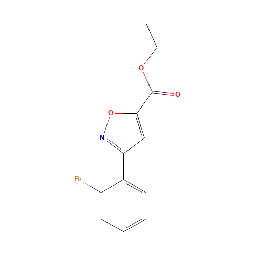 ethyl 3-(2-bromophenyl)-1,2-oxazole-5-carboxylate (CAS: 885273-64-3) - Related Chemical Product
